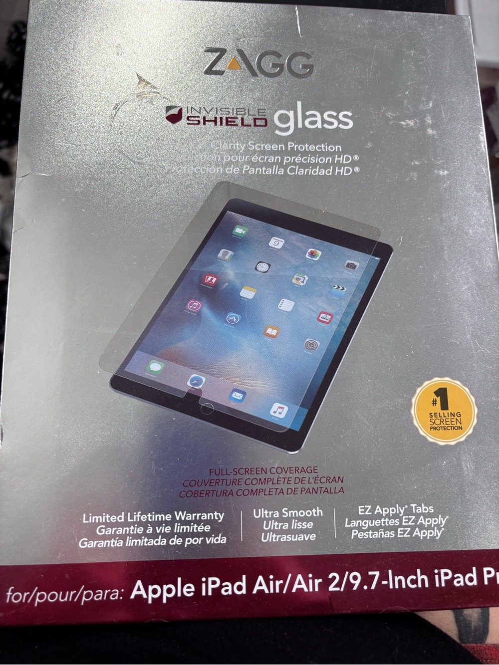 ZAGG InvisibleShield Glass Screen Protector for Apple iPad Air